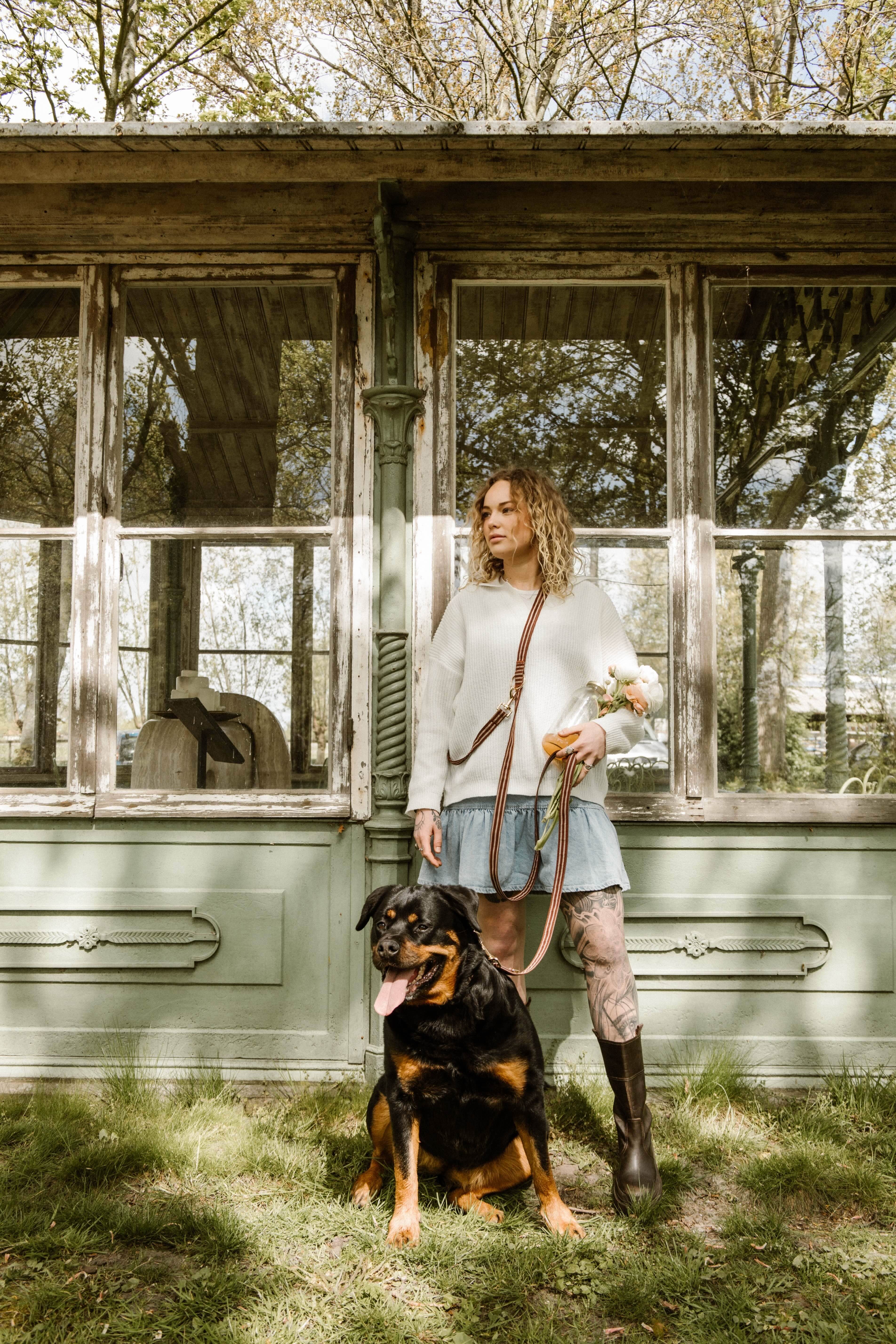 Café Stripe Leash Pre-Order